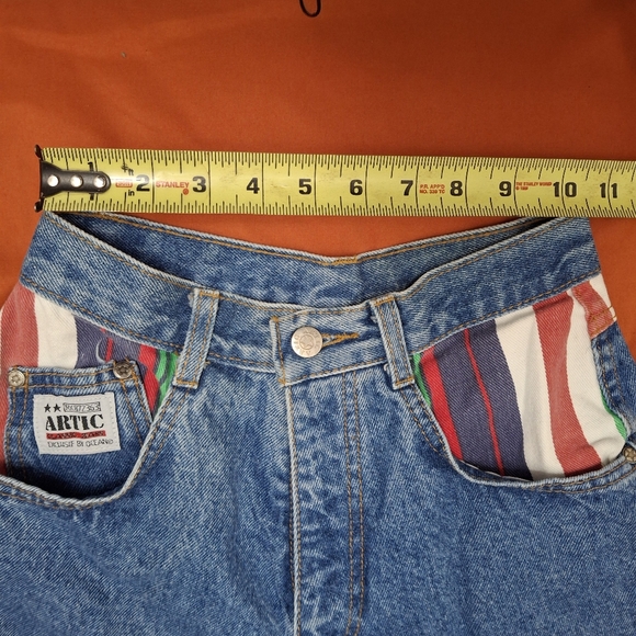 Vintage Super High Waist Patchwork Mom Jeans - Picture 3 of 8